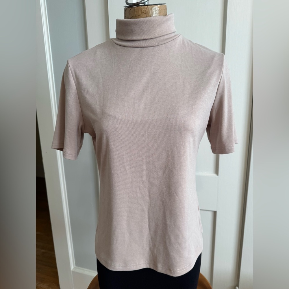 Women's Short Sleeve Turtleneck